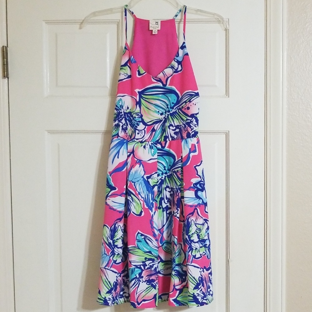 Bright floral Spring dress